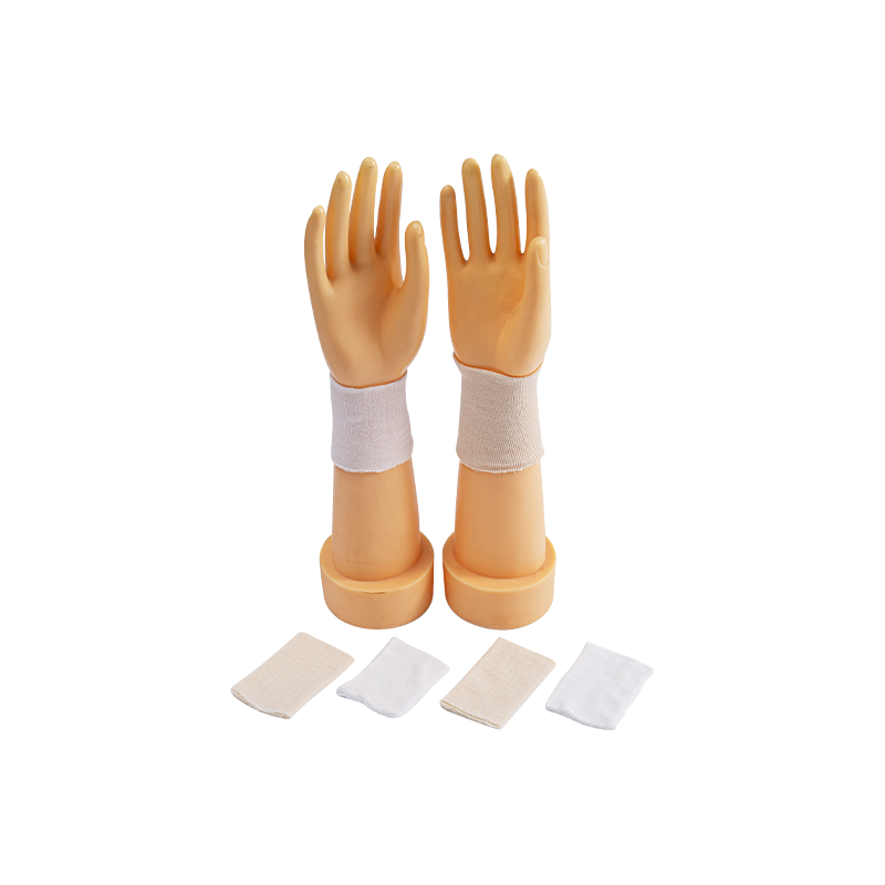 Manchette tricotée médicale